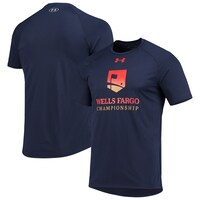 Men's Under Armour Navy Wells Fargo Championship Tech 2.0 Raglan T-Shirt