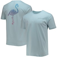 Men's Flomotion Light Blue THE PLAYERS Toothy Flamingo T-Shirt