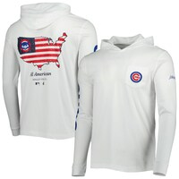 Men's johnnie-O White Chicago Cubs Edison Hoodie T-Shirt