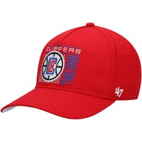 Men's '47 Red LA Clippers Reflex Hitch Snapback Hat