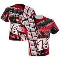 Men's Stewart-Haas Racing Team Collection White Chase Briscoe Haas Tooling Sublimated Dynamic Total Print T-Shirt