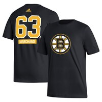 Men's adidas Brad Marchand Black Boston Bruins Fresh Name & Number T-Shirt