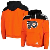 Men's adidas Orange Philadelphia Flyers Stadium Pullover Hoodie