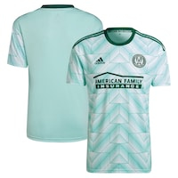 Youth adidas Mint Atlanta United FC 2022 The Forest Kit Replica Blank Jersey