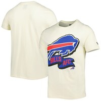 Men's New Era Cream Buffalo Bills Sideline Chrome T-Shirt