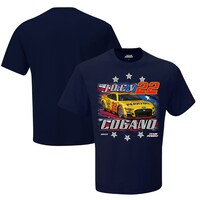 Men's Team Penske Navy Joey Logano Shell-Pennzoil Stars & Stripes T-Shirt