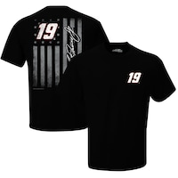 Men's Joe Gibbs Racing Team Collection Black Martin Truex Jr Exclusive Tonal Flag T-Shirt