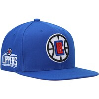 Men's Mitchell & Ness Royal LA Clippers Core Side Snapback Hat