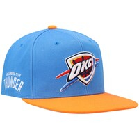 Men's Mitchell & Ness Blue Oklahoma City Thunder Core Side Snapback Hat