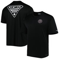 Men's Columbia Black Inter Miami CF Terminal Tackle Omni-Shade T-Shirt