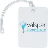 Valspar Championship Rectangle Plastic Bag Tag