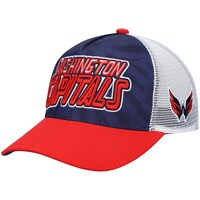 Youth Navy/Red Washington Capitals Team Tie-Dye Snapback Hat