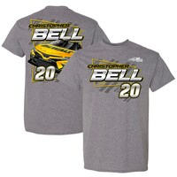 Men's Joe Gibbs Racing Team Collection Heathered Gray Christopher Bell Car T-Shirt