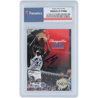 Shaquille O'Neal Orlando Magic Autographed 1992 Skybox #382 Rookie Card