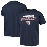 Youth Navy Cleveland Guardians Wordmark Baseball T-Shirt