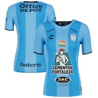 Women's Charly Blue C.F. Pachuca 2022/23 Away Authentic Blank Jersey