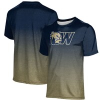 Men's ProSphere Blue Wingate University Bulldogs Ombre T-Shirt