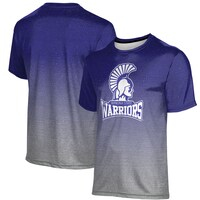 Men's Purple Winona State Warriors Ombre T-Shirt