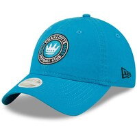 Women's New Era Blue Charlotte FC 9TWENTY Adjustable Hat