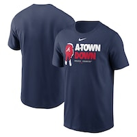Men's Nike Navy Atlanta Braves A-Town Down Local Team T-Shirt