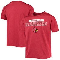 Youth Red Louisville Cardinals Block T-Shirt