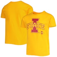 Youth Gold Iowa State Cyclones Icon T-Shirt