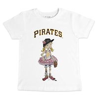 Infant Tiny Turnip White Pittsburgh Pirates Baseball Babes T-Shirt