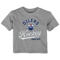 Infant Heather Gray Edmonton Oilers Take The Lead T-Shirt