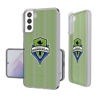 Seattle Sounders FC Galaxy Clear Text Backdrop Design Case