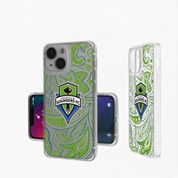 Seattle Sounders FC iPhone Paisley Design Clear Case