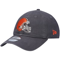 Men's New Era Graphite Cleveland Browns Icon Core Classic 2.0 9TWENTY Adjustable Hat