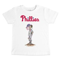 Infant Tiny Turnip White Philadelphia Phillies Bubbles T-Shirt