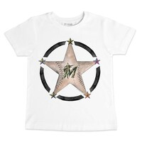 Youth Tiny Turnip White Miami Marlins Military Star T-Shirt
