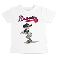 Infant Tiny Turnip White Atlanta Braves Slugger T-Shirt