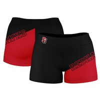 Women's Black Seattle Redhawks Plus Size Color Block Shorts
