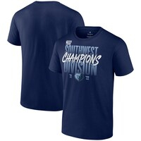 Men's Fanatics Branded Navy Memphis Grizzlies 2022 Southwest Division Champions Locker Room T-Shirt