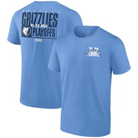 Men's Fanatics Branded Light Blue Memphis Grizzlies 2022 NBA Playoffs Dunk T-Shirt