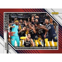 Ja Morant Memphis Grizzlies Fanatics Exclusive Parallel Panini Instant Morant Celebrates with Teammates After 52-Point Night Single Rookie Trading Card - Limited Edition of 99