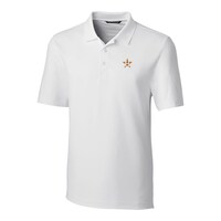Men's Cutter & Buck White Houston Astros Big & Tall Forge Stretch Polo