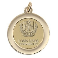 Women's Gold LLU Lions Pendant