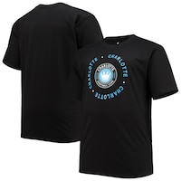 Men's Black Charlotte FC Big & Tall Combo T-Shirt