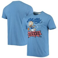 Men's Homage Royal Philadelphia 76ers NBA x Rugrats Tri-Blend T-Shirt