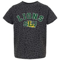 Girls Toddler Gameday Couture Leopard Southeastern Louisiana Lions All the Cheer T-Shirt