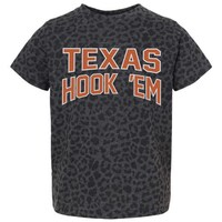 Toddler Gameday Couture Leopard Texas Longhorns Fan Favorite Leopard T-Shirt