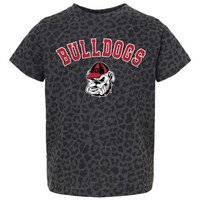 Youth Gameday Couture Leopard Georgia Bulldogs All the Cheer Leopard T-Shirt