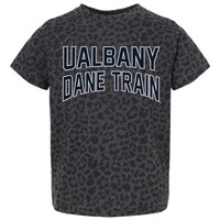 Youth Gameday Couture Leopard UAlbany Great Danes Fan Favorite Leopard T-Shirt