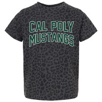 Youth Gameday Couture Leopard Cal Poly Mustangs Fan Favorite Leopard T-Shirt