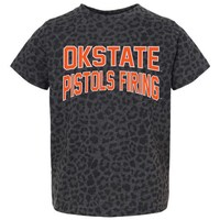 Youth Gameday Couture Leopard Oklahoma State Cowboys Fan Favorite Leopard T-Shirt