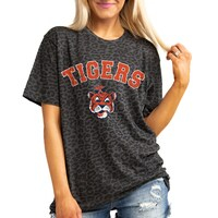 Women's Gameday Couture Leopard Auburn Tigers All the Cheer Leopard T-Shirt