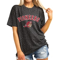 Women's Gameday Couture Leopard Sacred Heart Pioneers All the Cheer Leopard T-Shirt